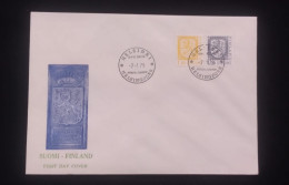 C) 1979 FINLAND, FDC OFFICIAL SEAL FINLAND. DOUBLE STAMP. XF - Altri & Non Classificati