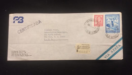 C) 1987, ARGENTINA, AIR MAIL, ENVELOPE SENT TO THE UNITED STATES. DOUBLE STAMP. XF - Sonstige & Ohne Zuordnung