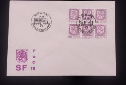 C) 1978, FINLAND, FDC WITH MULTIPLE STAMPS. XF - Sonstige & Ohne Zuordnung