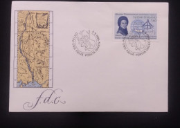 C) 1986 FINLAND FDC, MAP OF FINLAND, XF - Other & Unclassified