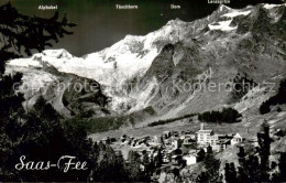 13827366 Saas-Fee VS Mit Feegletscher Alphubel Taeschhorn Dom Und Lenzspitze  - Autres & Non Classés