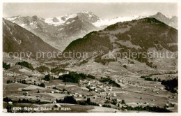 13823326 Gstaad BE Panorama Mit Den Alpen  - Sonstige & Ohne Zuordnung