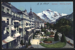 AK Interlaken, Höheweg Mit Blick Zur Jungfrau  - Interlaken