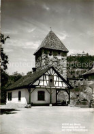 13817086 Stein Rhein SH Hexenturm Mit Blick Auf Burg Hohenklingen  - Otros & Sin Clasificación