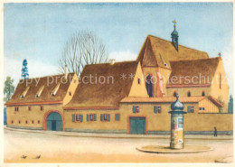 13817066 Basel BS Waisenhaus Niklaus Stoecklin Kuenstlerkarte Werbeaktion 1940 B - Otros & Sin Clasificación