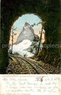 13816006 Gornergratbahn VS Tunnelausblick Auf Das Matterhorn  - Sonstige & Ohne Zuordnung