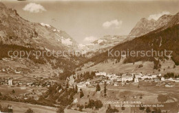 13815836 Loeche-les-Bains VS Vue Generale Et Glacier De Dala  - Otros & Sin Clasificación