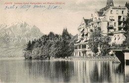 13802076 Hertenstein Vierwaldstaettersee Schloss Hotel Hertenstein Mit Pilatus  - Altri & Non Classificati