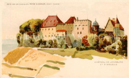 13801226 Lenzburg AG Chateau Kuenstlerkarte  Lenzburg AG - Andere & Zonder Classificatie