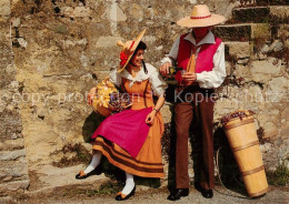 13801046 Vevey VD Fete Des Vignerons Vendangeur Et Vendangeuse Vevey VD - Sonstige & Ohne Zuordnung