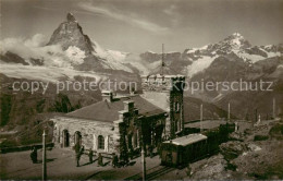 13800406 Zermatt VS Station Gornergrat Matterhon Dent Blanche Walliser Alpen Zer - Sonstige & Ohne Zuordnung