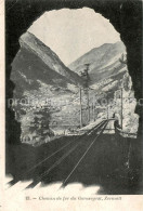 13796306 Zermatt VS Chemin De Fer Du Gornergrat Eisenbahn Tunnel Zermatt VS - Sonstige & Ohne Zuordnung