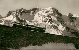 13795886 Zermatt VS Gornergratbahn Mit Breithorn Und Kleinem Matterhorn Walliser - Andere & Zonder Classificatie