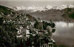 13794666 Hilterfingen Thunersee BE Gesamtansicht M. Eiger Moench Jungfrau  - Altri & Non Classificati