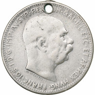 Autriche, Franz Joseph I, Corona, 1895, Argent, TB, KM:2804 - Oesterreich