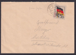 Grossgalow über Cottbus Brandenburg DDR Brief Landpoststempel N. Cottbus. - Briefe U. Dokumente