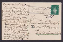 Greifenhain über Cottbus Land Brandenburg Deutsches Reich Ansichtskarte - Cartas & Documentos