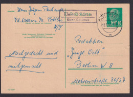 Klein Döbben über Cottbus Brandenburg DDR Postkarte Landpoststempel N. - Covers & Documents