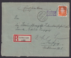 Limberg über Cottbus Land Brandenburg Deutsches Reich R Brief Landpoststempel - Storia Postale