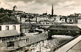 13789276 Zuerich ZH Gedeckte Bruecke U. Limmatquai Zuerich ZH - Autres & Non Classés