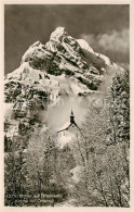 13785436 Braunwald GL Kirche M. Ortstock Winter Braunwald GL - Sonstige & Ohne Zuordnung