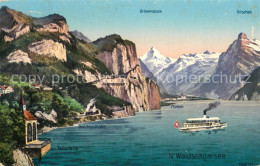 13784776 Vierwaldstaedtersee Vierwaldstaettersee SZ Tellskapelle Gotthardbahn Fl - Altri & Non Classificati