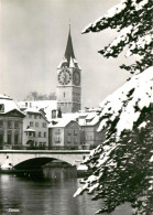 13782346 Zuerich ZH Blick Ueber Die Limmat Zur Kirche Zuerich ZH - Sonstige & Ohne Zuordnung