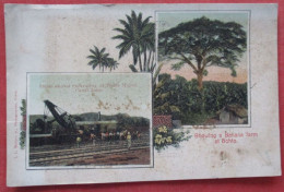 Steam Shovel  & Banana Farm :   Panama   Has Overprint Stamp.  Ref 6405 - Panama