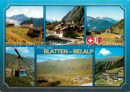 13760066 Blatten  VS Belalp Kapelle Seilbahn Ortsmotive Panorama  - Altri & Non Classificati