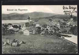 AK Gmund Am Tegernsee, Ortsansicht Vor Dem See  - Tegernsee