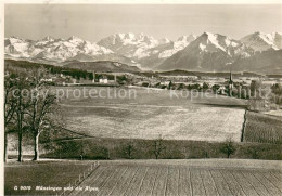 13749616 Muensingen Konolfingen BE Panorama Mit Den Alpen  - Other & Unclassified