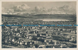 R037619 Zurich Und Die Alpen. Photoglob. B. Hopkins - World