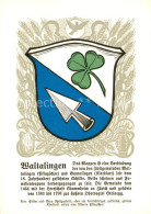 13746946 Waltalingen ZH Das Wappen  - Autres & Non Classés