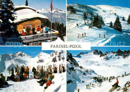 13744256 Pizol 2847m SG Bergrestaurant Pardiel Schlepplift Skigruppe Skigelaende - Autres & Non Classés