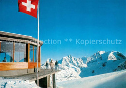 13742866 Corvatsch Silvaplana GR Bergrestaurant Corvatsch Bergstation Mit Bernin - Sonstige & Ohne Zuordnung