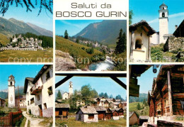 13738676 Bosco-Gurin TI Panorama Teilansichten Kirche  - Altri & Non Classificati