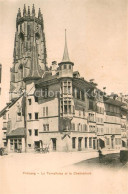 13738636 Fribourg FR La Tornalletaz Et La Cathedrale Fribourg FR - Otros & Sin Clasificación