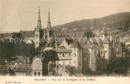 13738386 Neuchatel NE Vue Sur La Collegiale Et Le Chateau Neuchatel NE - Autres & Non Classés