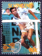 St. Vincent 1987 MNH, Yannick Noah, Int. Lawn Tennis Players, Sports - Tennis