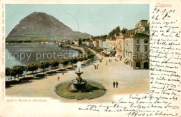 13738306 Lugano Lago Di Lugano Quai E Monte San Salvatore Lugano Lago Di Lugano - Autres & Non Classés