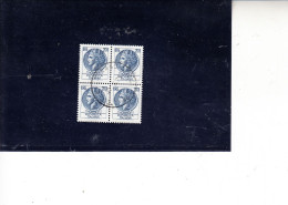 ITALIA  1968 - Sassone 1084° (quartina) - Siracusana - 1961-70: Used