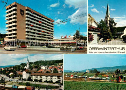 13735446 Winterthur  ZH Hotel Roemertor Kirche Stadtansicht Segelflugplatz  - Sonstige & Ohne Zuordnung