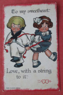 Artist Signed Vintage Postcard Mary George Valentines Day Love Couple Dutton     Ref 6405 - Valentine's Day