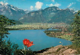 13732056 Weesen Walensee Mit Linthebene Und Glaernisch Weesen Walensee - Autres & Non Classés