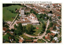 13731976 Wattwil Kantonales Spital Wattwil Fliegeraufnahme Wattwil - Autres & Non Classés