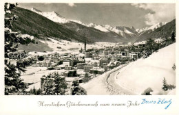 13731536 Davos GR Blick Von Der Hoehenpromenade Mit Tinzenhorn Davos GR - Sonstige & Ohne Zuordnung