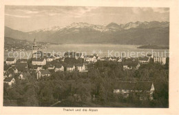 13729006 Thalwil ZH Panorama Mit Den Alpen  - Autres & Non Classés