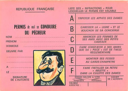 Humour Alexandre - Permis De Conduire Du Pecheur      Y 232 - Humour