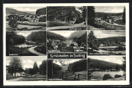 AK Fohlenplacken, Ortsansicht, Sollinghirsch, Reihertal, Lakenhaus, Holzmindetal, Neuer Teich, Am Lakenhausteich  - Autres & Non Classés