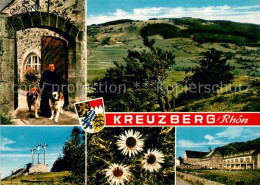 73246989 Kreuzberg Rhoen Kloster Bernhardiner Hunde Landschaftspanorama Golgota  - Sonstige & Ohne Zuordnung